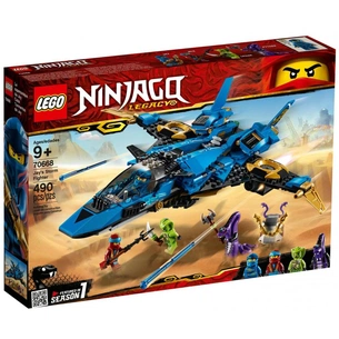 Конструктор LEGO NINJAGO Штормовий винищувач Джея 490 деталей (70668) зображення 1