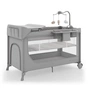 Дитячий манеж Kinderkraft с пеленатором Leody Up Grey (5902533930135) - зменшене зображення 1