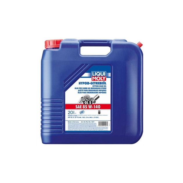 Трансмісійна олива Liqui Moly Hypoid-Getriebeoil SAE 85W-140 GL5 20л (1027) - зображення 1
