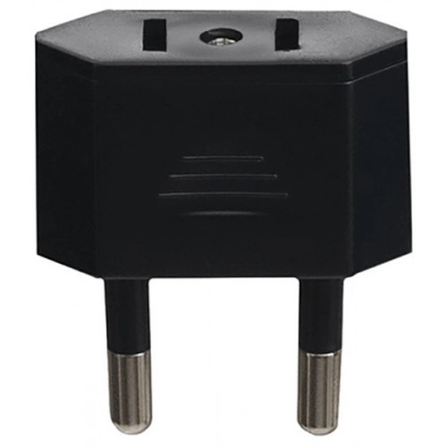 Переходник US/CN to EU 220V Black - изображение 1