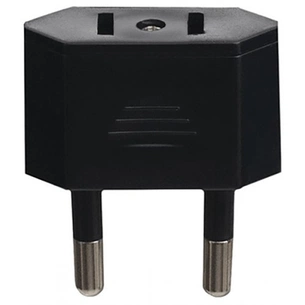 Переходник US/CN to EU 220V Black изображение 1