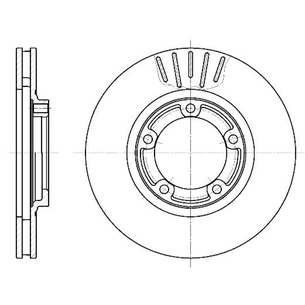 Гальмівний диск REMSA 6794.10 зображення 1