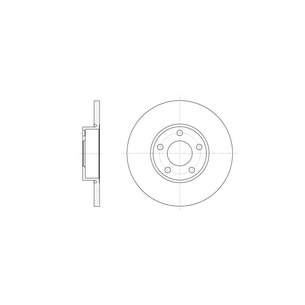 Гальмівний диск REMSA 6327.00 зображення 1
