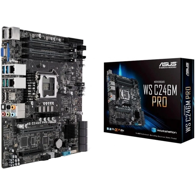 Серверна материнська плата ASUS WS C246M PRO/SE - зображення 1