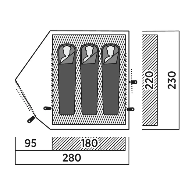 Намет Easy Camp Rondane 3 (120470) (931542) - picture 8