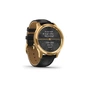 Смарт-годинник Garmin vivomove Luxe, Pure Gold-Black, Leather (010-02241-22) - зменшене зображення 3