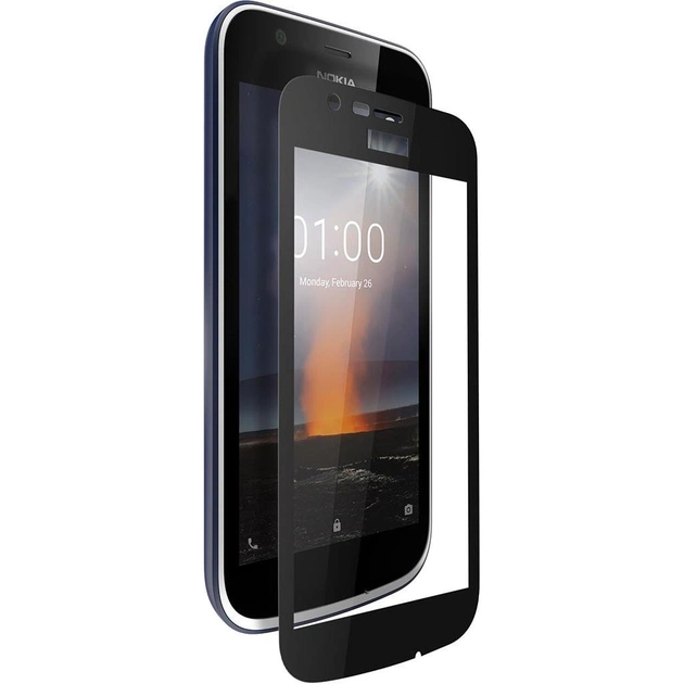 Скло захисне Vinga для Nokia 1 Black (VTPGS-N1B) - picture 6