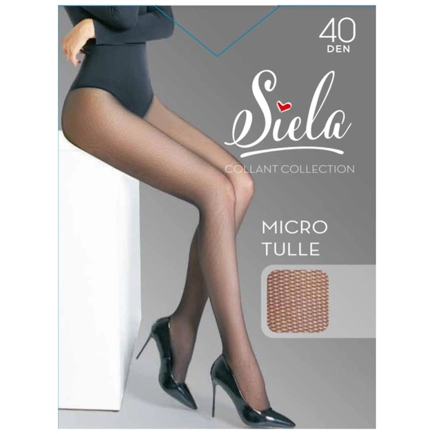 Колготи Siela Micro Tulle 40 Den Caramel - 2 (4823102986883) - зображення 1