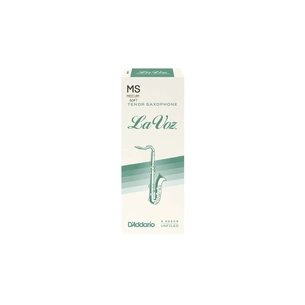 Тростина для саксофона D'Addario La Voz - Tenor Sax Medium Soft - 5 Pack (RKC05MS) зображення 1