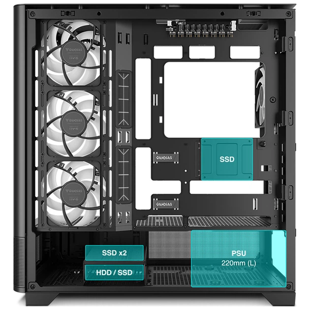 Корпус для ПК Gamdias ATLAS P2 CG (4711514501025) - picture 10