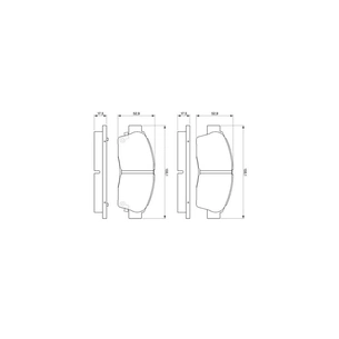 Гальмівні колодки Bosch 0 986 461 123 зображення 1