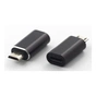 Перехідник Lightning (female) to microUSB (male) black Dengos (ADP-012) - зменшене зображення 1