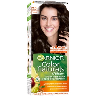 Фарба для волосся Garnier Color Naturals 2.0 Елегантний чорний 110 мл (3600541091658) зображення 1
