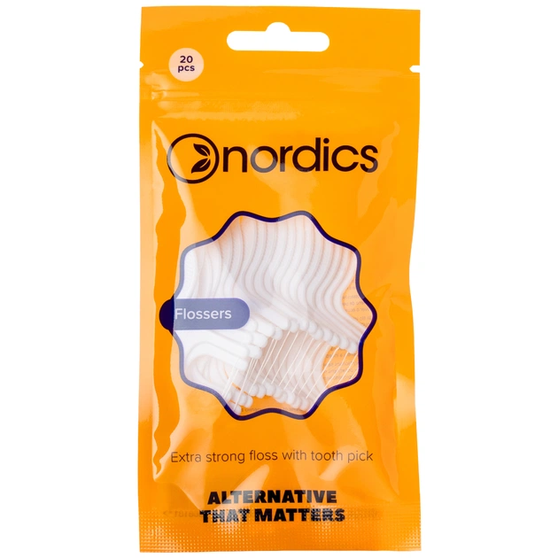 Флос-зубочистки Nordics 20 шт. (3800501908181) - picture 1