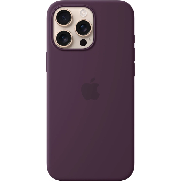 Чехол для мобильного телефона Apple iPhone16 Pro Max Silicone Case with MagSafe - Plum (MYYW3ZM/A) - изображение 1