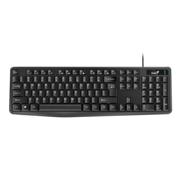 Клавіатура Genius KB-117 USB Black Ukr (31310016407) - зображення 1