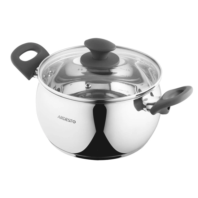 Каструля Ardesto Gemini Black Handles 4,0 л (AR4340GA) - зображення 1