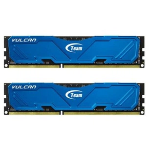 Модуль пам'яті для комп'ютера DDR3 16GB (2x8GB) 2400 MHz Vulcan Blue Team (TLBED316G2400HC11CDC01) зображення 1