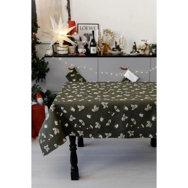 Скатертина Прованс Шапочки на зеленому 136х220 см (036862) - picture 5