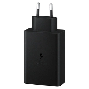 Зарядний пристрій Samsung 65W Power Adapter Trio (w/o cable) Black (EP-T6530NBEGRU) зображення 1