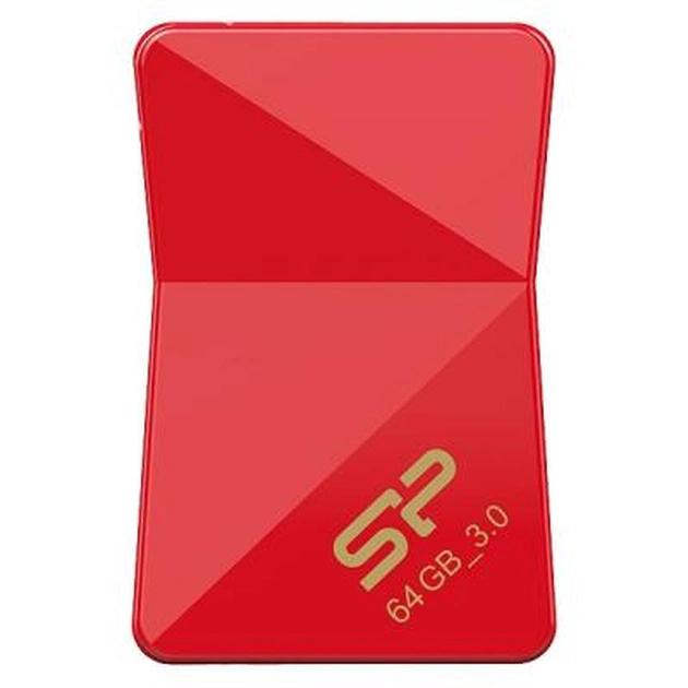 USB флеш накопичувач Silicon Power 64Gb Jewel J08 Red USB 3.0 (SP064GBUF3J08V1R) - изображение 1
