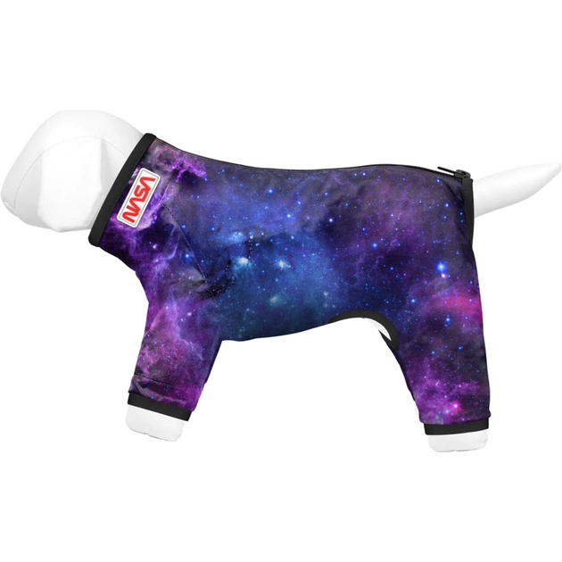 Дощовик для тварин Collar WAUDOG Clothes "NASA21" S40 В 56-59 см, С 37-40 см (5340-0148) - зображення 1