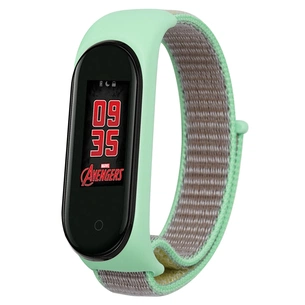 Ремінець до фітнес браслета BeCover Nylon Style для Xiaomi Mi Smart Band 5/6 Green-Sand (705419) зображення 1