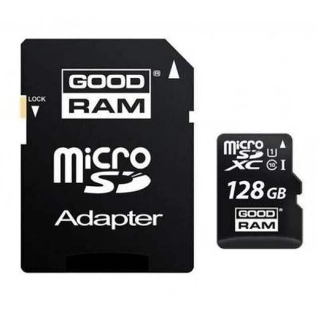 Карта пам'яті Goodram 128Gb microSDHC class 10 (SDU128GXCUHS1AGRR10) - изображение 1