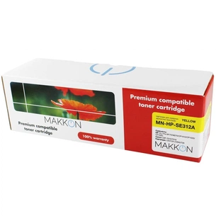 Картридж Makkon HP CLJP СE312A (126A) Canon 729 1k yellow (MN-HP-SE312A) зображення 1