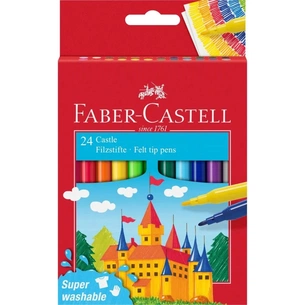 Фломастеры Faber-Castell Замок Felt tip pen Castle в картонной коробке 24 цвета (31632) изображение 1