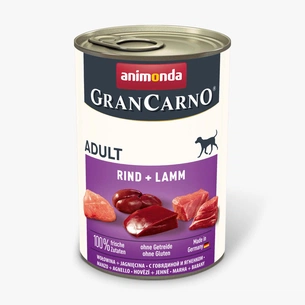 Консерви для собак Animonda GranCarno Adult Beef + Lamb 400 г (4017721827331) зображення 1