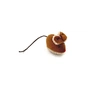 Іграшка для котів Hippie Pet Мишка вушка-бантик коричнева 6.5 см (HIPCT2304064RU) - зменшене зображення 1