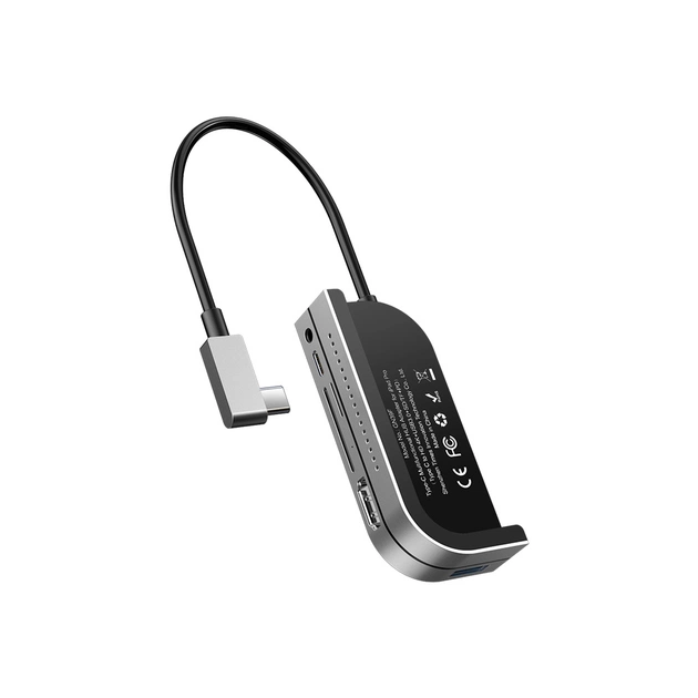 Концентратор Baseus USB3.1 Type-C to HDMI/USB 3.0x3/TF, SD/Type C PD/3.5mm (CAHUB-WJ0G) - изображение 1