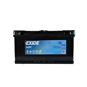 Акумулятор автомобільний EXIDE START-STOP AGM 96Ah Ев (-/+) (EK960) зображення 1