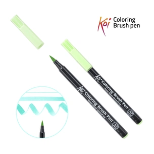 Художній маркер KOI Маркер-пензель акварельний Зелений льодовий, 128 (084511393264) зображення 1