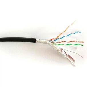 Кабель сетевой Digitus FTP 305м, cat 5e, CU, AWG24/1, outdoor, black (DK-1521-V-305-OD) изображение 1