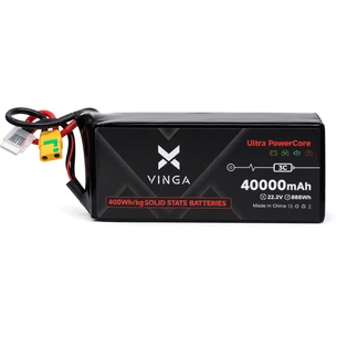 Аккумуляторный блок Vinga 400Wh/kg 40Ah 6S 22.2V XT90S (400WHKG-40Ah-6S) изображение 1