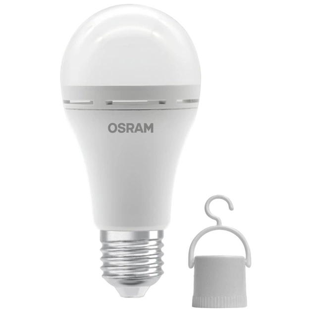 Лампочка Osram LED E27 8Вт 806Лм 2700К A60 акумуляторна (4099854190087) - изображение 1