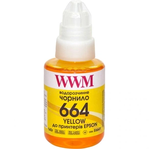 Чорнило WWM Epson L110/L210/L300 140г Yellow (E664Y) зображення 1