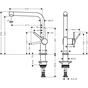 Змішувач Hansgrohe Talis M54 (72840800) - зменшене зображення 3