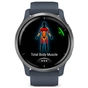 Смарт-годинник Garmin Venu 2, GPS, Wi-Fi, Blue Granite + Passivated (010-02430-10) - зменшене зображення 2