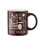 Чашка Ardesto Best friends 330 мл Brown (AR3471BR) - зменшене зображення 3