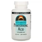 Вітамін Source Naturals Пантотенова кислота, Pantothenic Acid, Вітамін В-5, 250 мг, 250 та (SN0512) - зменшене зображення 1