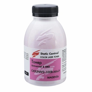 Тонер Static Control OKI universal 2 (Glossy) 100г magenta (OKIUNIV2-100B-MA-P) зображення 1