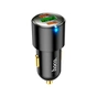 Зарядний пристрій HOCO NZ6 2xType-C, USB-A Black (6931474765185) - зменшене зображення 2