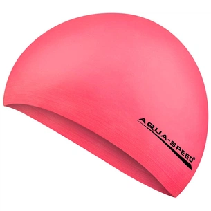 Шапка для плавання Aqua Speed Soft Latex 122-03 5726 неоновий рожевий Уні OSFM (5908217657268) зображення 1
