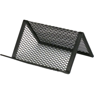 Підставка для візиток Axent 95x80x60мм, wire mesh, black (2114-01-A) зображення 1