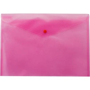 Папка - конверт Buromax А5, with a button, pink (BM.3936-10) зображення 1