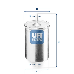 Фільтр паливний UFI 31.718.00 зображення 1