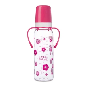 Пляшечка для годування Lovi 250 мл з ручкою (BPA FREE) рожевий (11/815) зображення 1